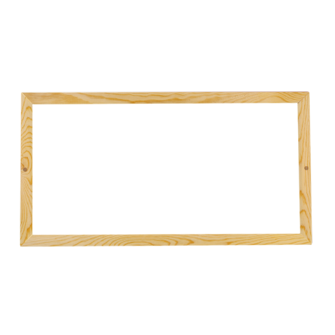 čtvercový tvar topného panelu, dřevěné provedení - barevné provedení ve stylu borovice